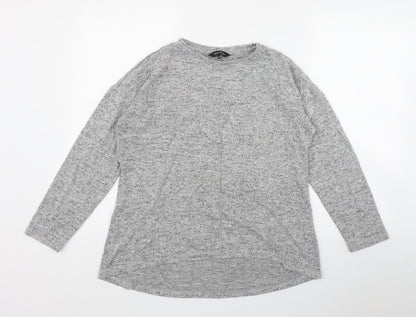 Womens UK Size 12 Peacocks Grey Pullover Jumper