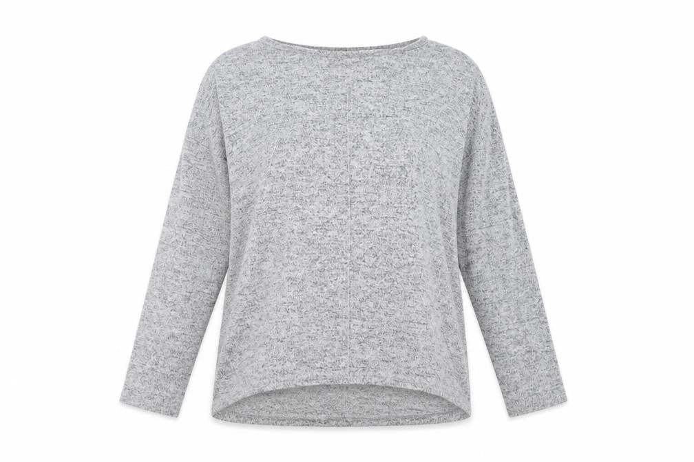 Womens UK Size 12 Peacocks Grey Pullover Jumper