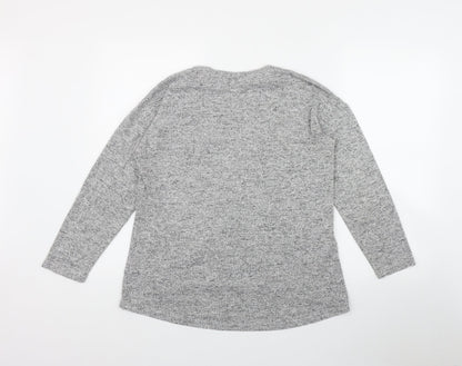 Womens UK Size 12 Peacocks Grey Pullover Jumper