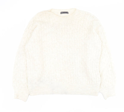 Womens UK Size L Marks and Spencer Beige Pullover Jumper