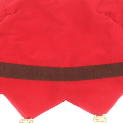 Ladybird Boys Red   Jacket  Size 3-4 Years  Hook & Loop - Elf fancy dress