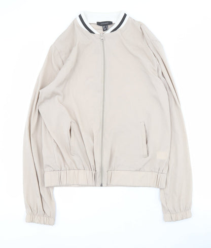 Primark Womens Beige   Jacket  Size 12  Zip