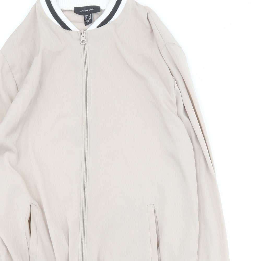 Primark Womens Beige   Jacket  Size 12  Zip
