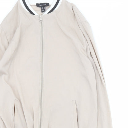 Primark Womens Beige   Jacket  Size 12  Zip