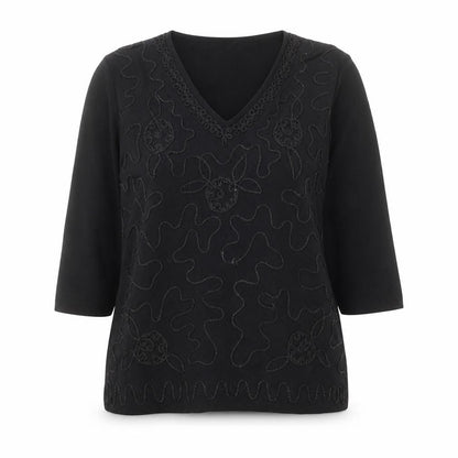 Womens UK Size 18 Gerard Black Pullover Jumper