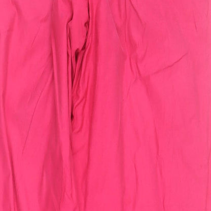 Skila Womens Pink  Cotton Snow Pants Trousers Size S L28 in Regular Drawstring