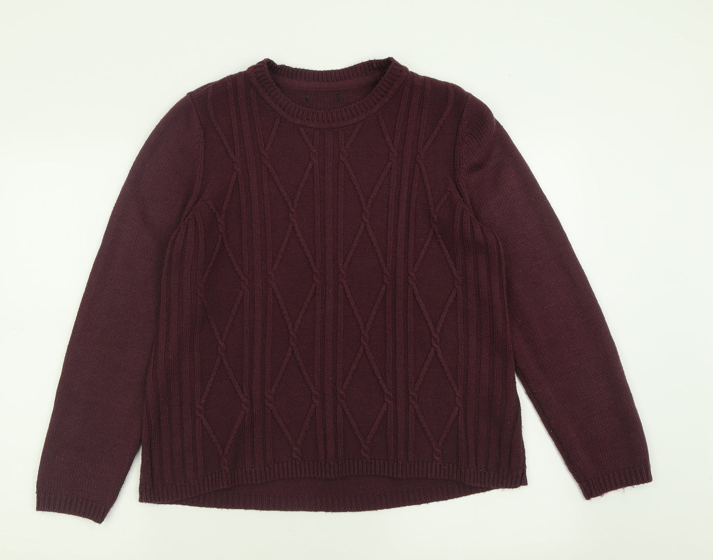 Womens UK Size M BM Purple Pullover Jumper