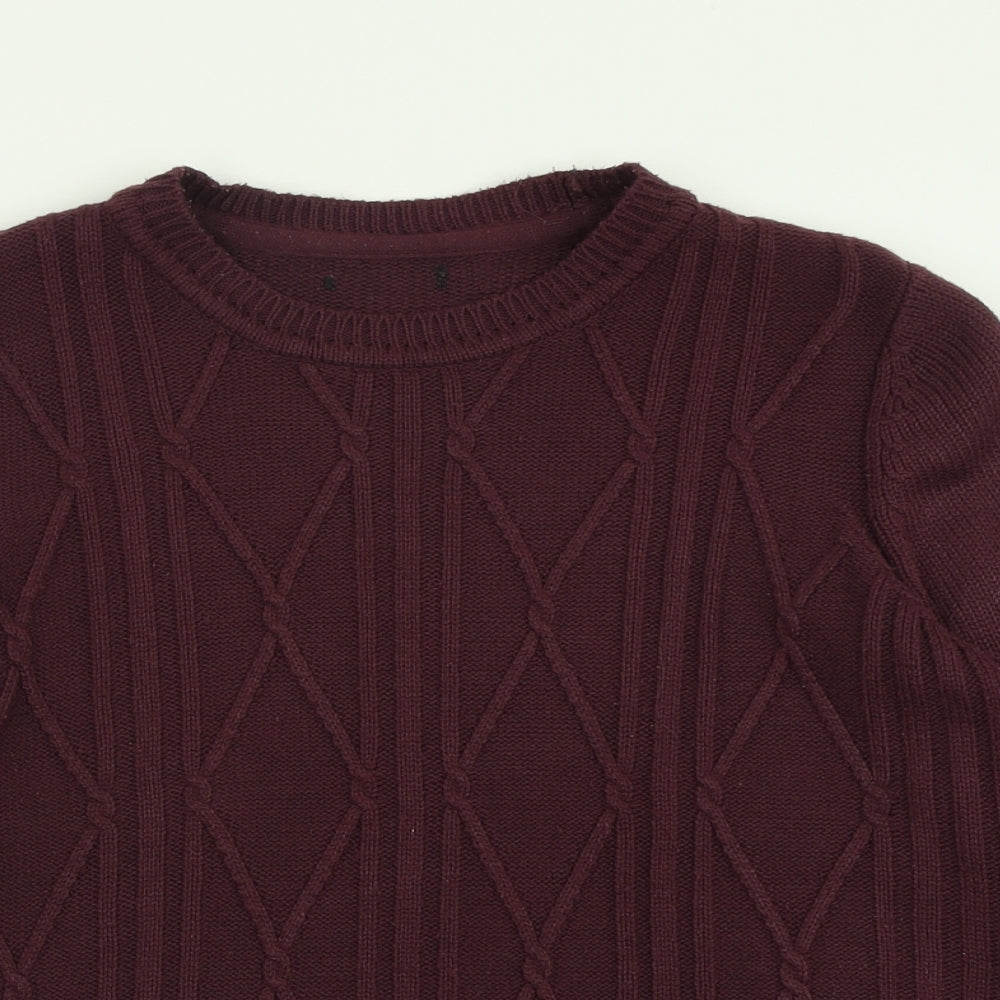 Womens UK Size M BM Purple Pullover Jumper