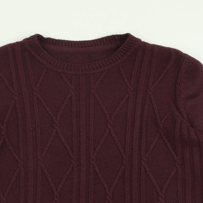 Womens UK Size M BM Purple Pullover Jumper