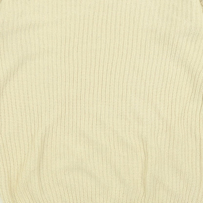 Womens UK Size M Nasty Gal Beige Pullover Jumper