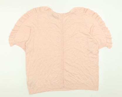 Womens UK Size 18 Marks and Spencer Pink Pullover Jumper