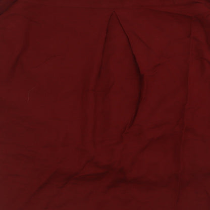 Womens UK Size S BDG Red Basic Button-Up