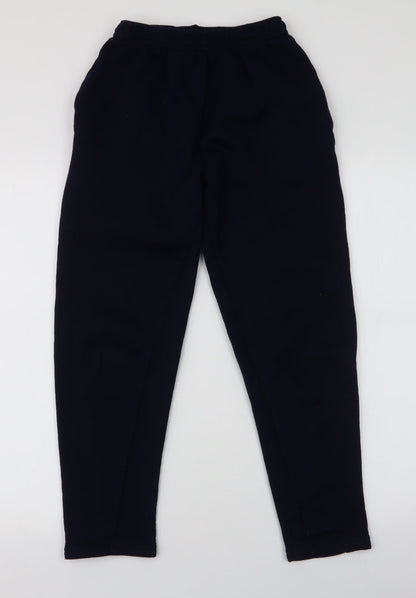 Diamond Kids Boys Blue  Acrylic Jogger Trousers Size XS  Slim Pullover