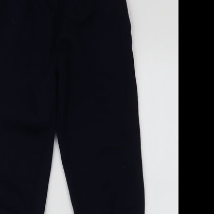Diamond Kids Boys Blue  Acrylic Jogger Trousers Size XS  Slim Pullover