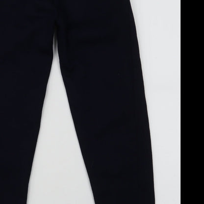 Diamond Kids Boys Blue  Acrylic Jogger Trousers Size XS  Slim Pullover