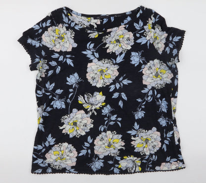 Womens UK Size 12 Marks and Spencer Multicoloured Jersey T-Shirt
