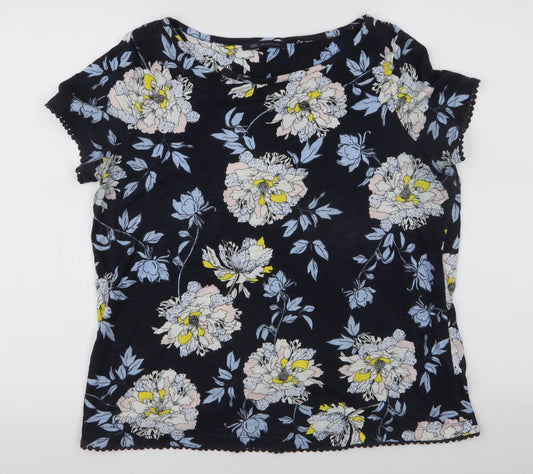 Womens UK Size 12 Marks and Spencer Multicoloured Jersey T-Shirt
