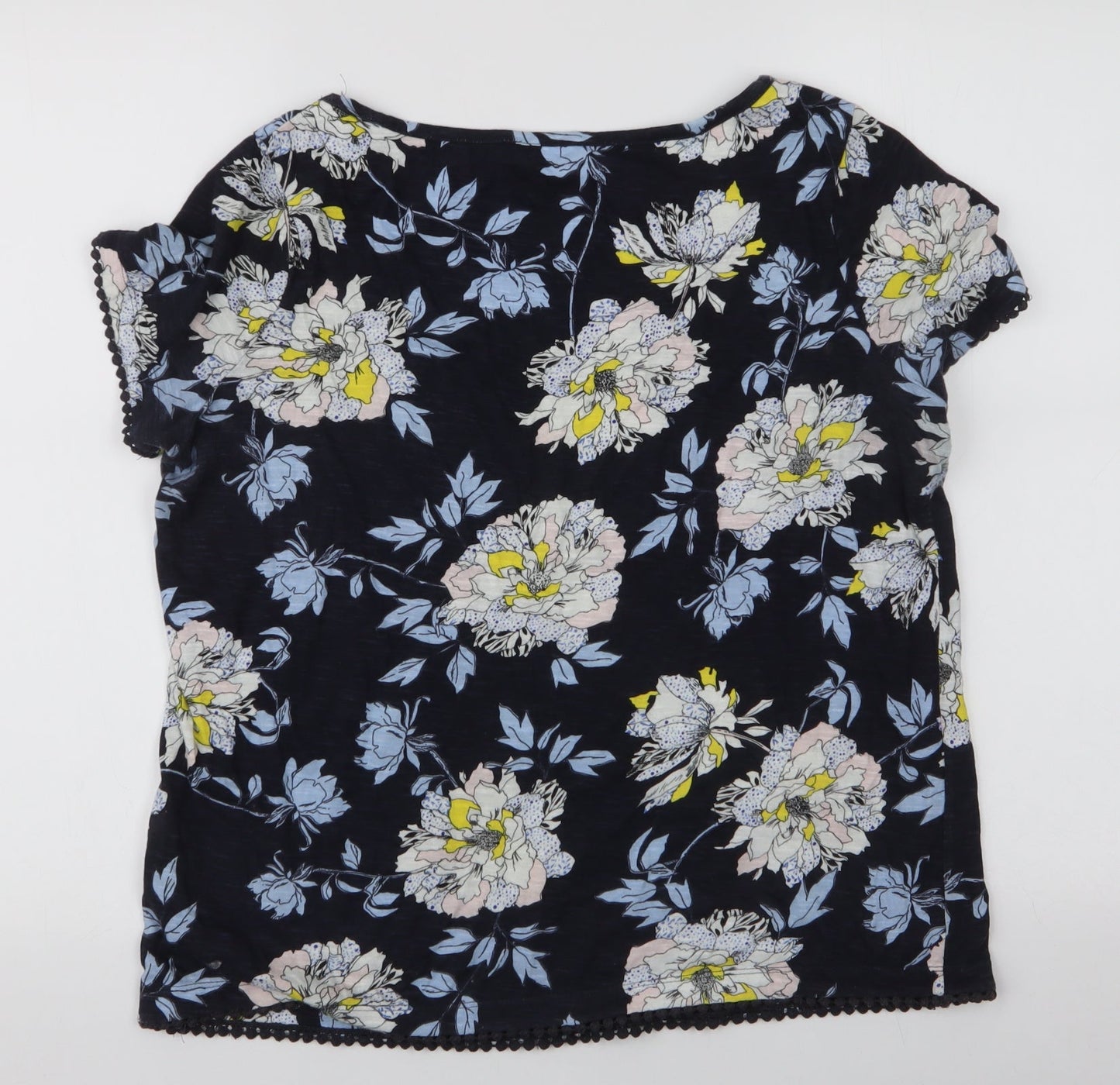 Womens UK Size 12 Marks and Spencer Multicoloured Jersey T-Shirt