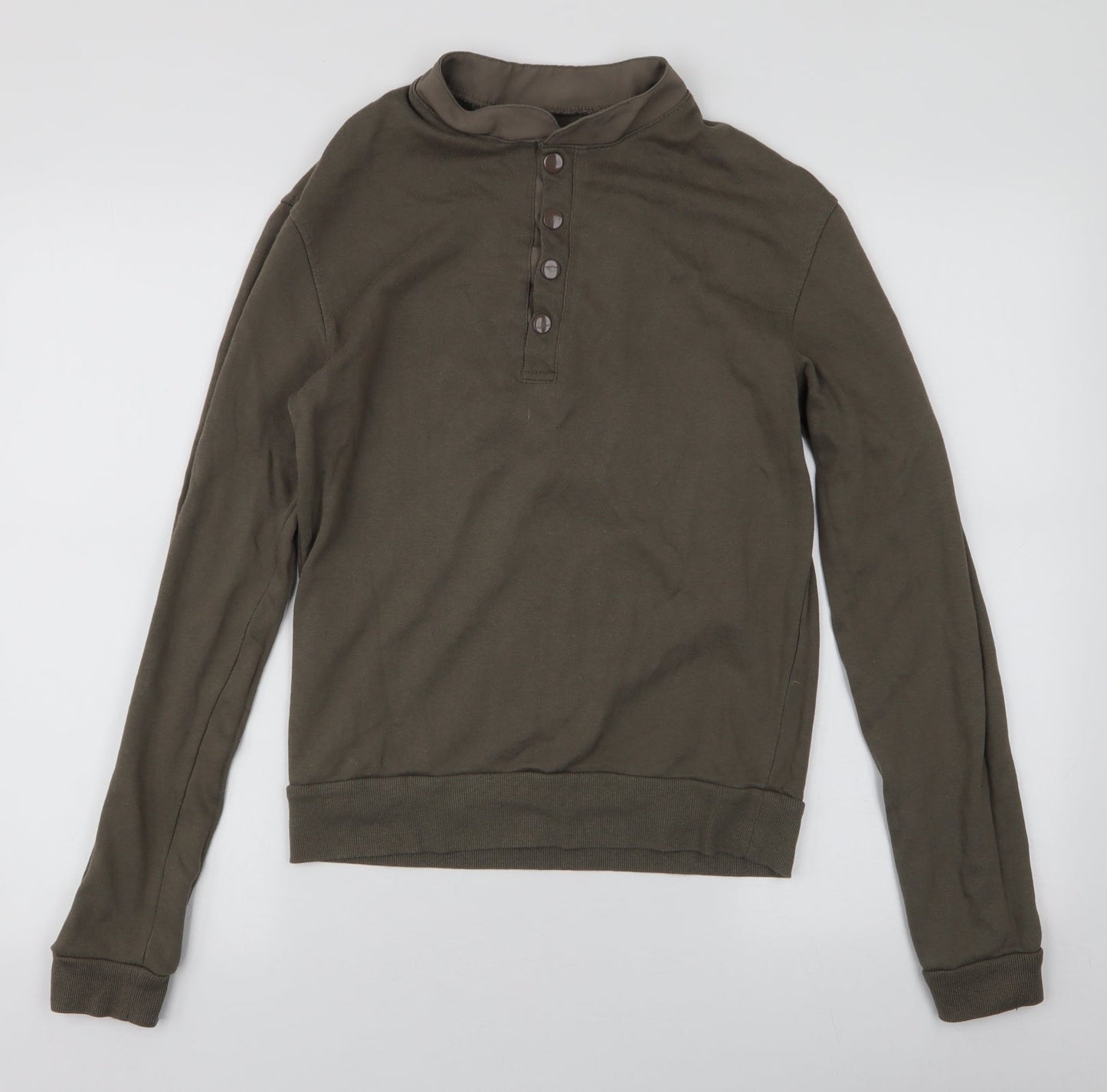 Mens UK Size XS Cedar Wood State Green Pullover Sweatshirt