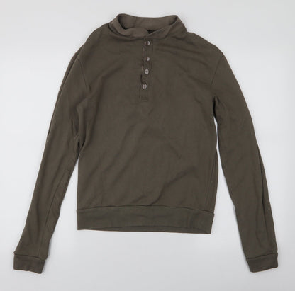 Mens UK Size XS Cedar Wood State Green Pullover Sweatshirt