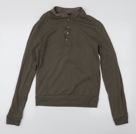 Mens UK Size XS Cedar Wood State Green Pullover Sweatshirt