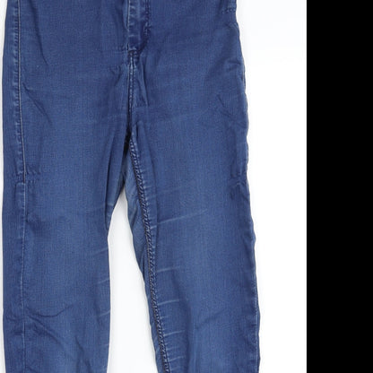 Topshop Womens Blue  Cotton Jegging Jeans Size 28 in L26 in Slim