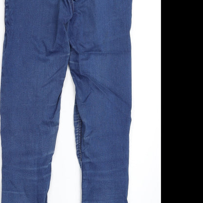 Topshop Womens Blue  Cotton Jegging Jeans Size 28 in L26 in Slim