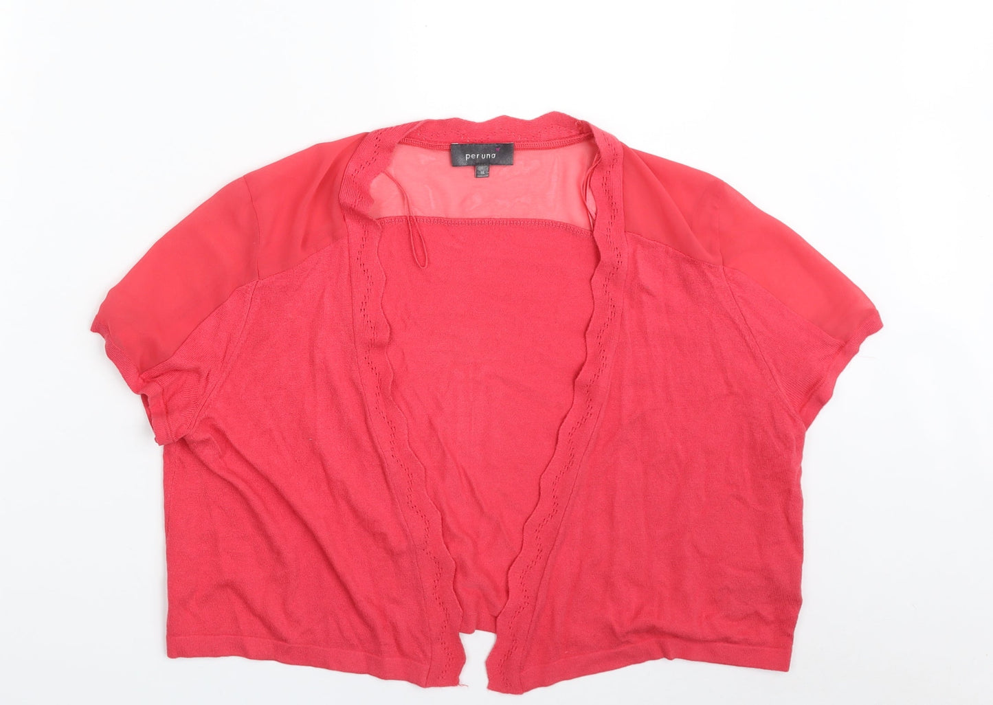 Womens UK Size 16 Per Una Pink Cardigan Jumper