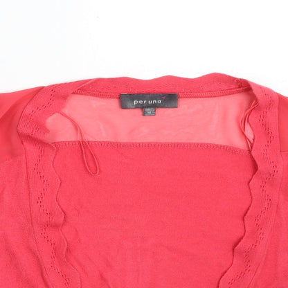 Womens UK Size 16 Per Una Pink Cardigan Jumper