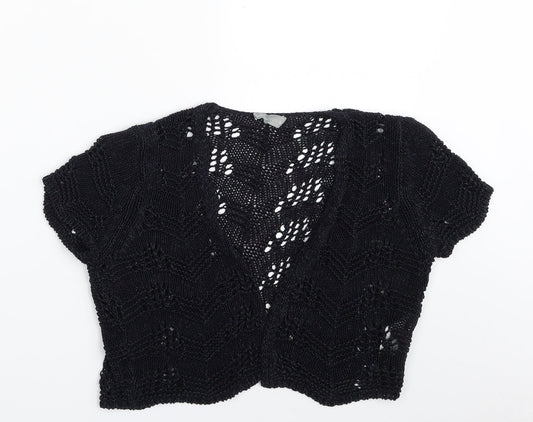 Womens UK Size 14 Per Una Blue Shrug Jumper