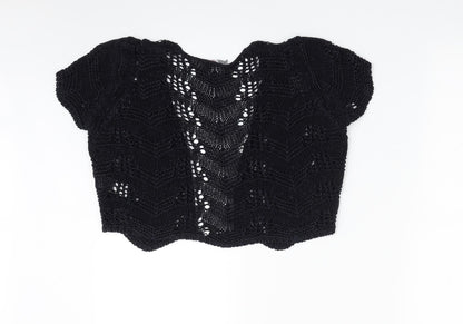 Womens UK Size 14 Per Una Blue Shrug Jumper