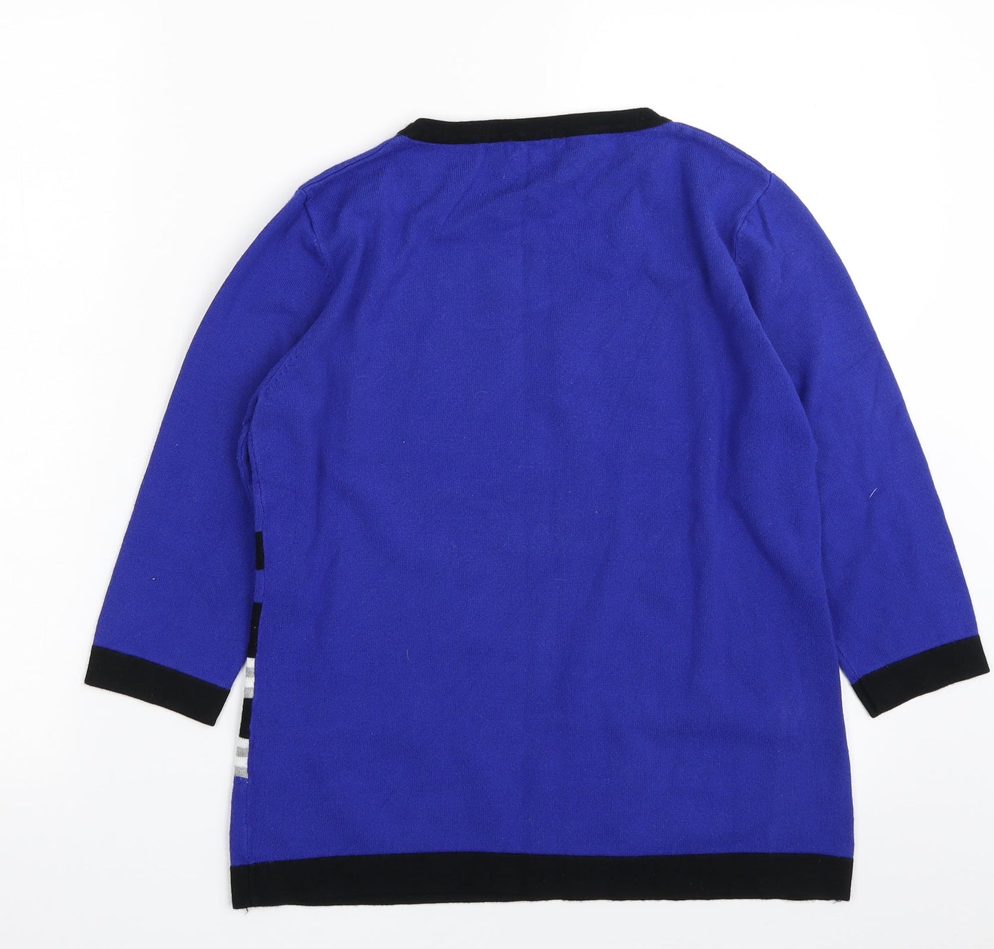 Womens UK Size S MICHA Blue Pullover Jumper