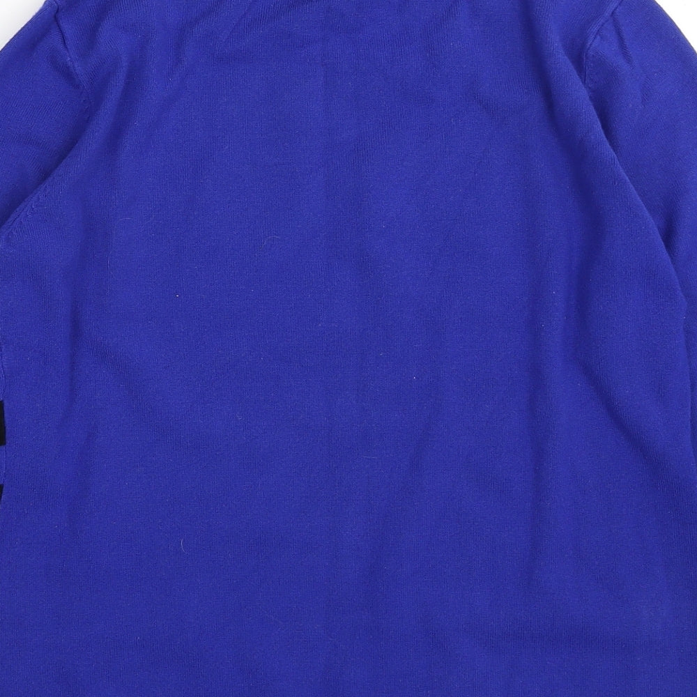 Womens UK Size S MICHA Blue Pullover Jumper