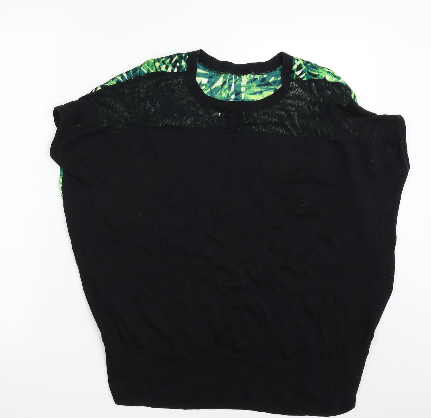 Womens UK Size 10 Paraphrase Green Pullover Jumper