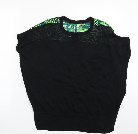 Womens UK Size 10 Paraphrase Green Pullover Jumper