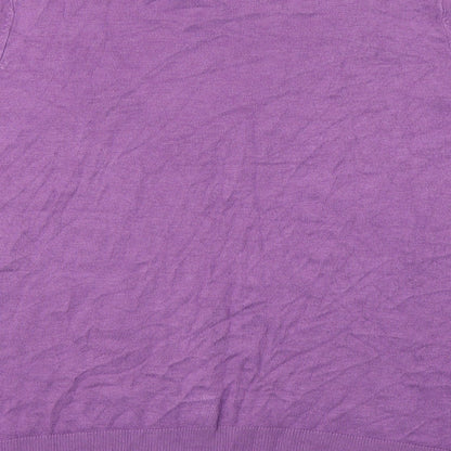 Womens UK Size 16 Marks and Spencer Purple Pullover Jumper