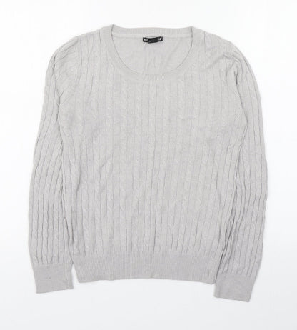 Womens UK Size S H&M Grey Pullover Jumper