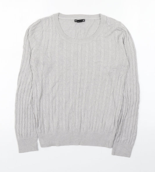 Womens UK Size S H&M Grey Pullover Jumper