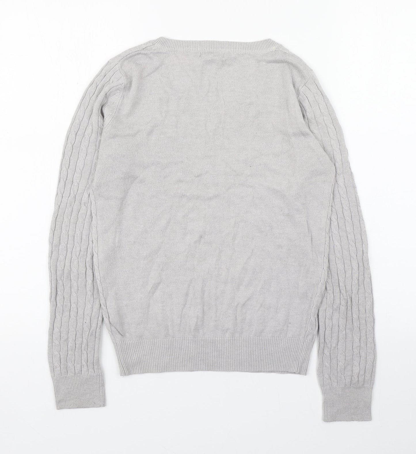 Womens UK Size S H&M Grey Pullover Jumper