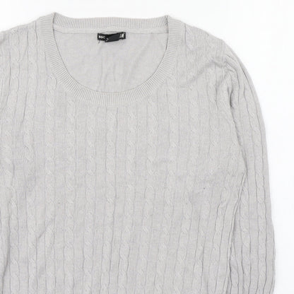 Womens UK Size S H&M Grey Pullover Jumper