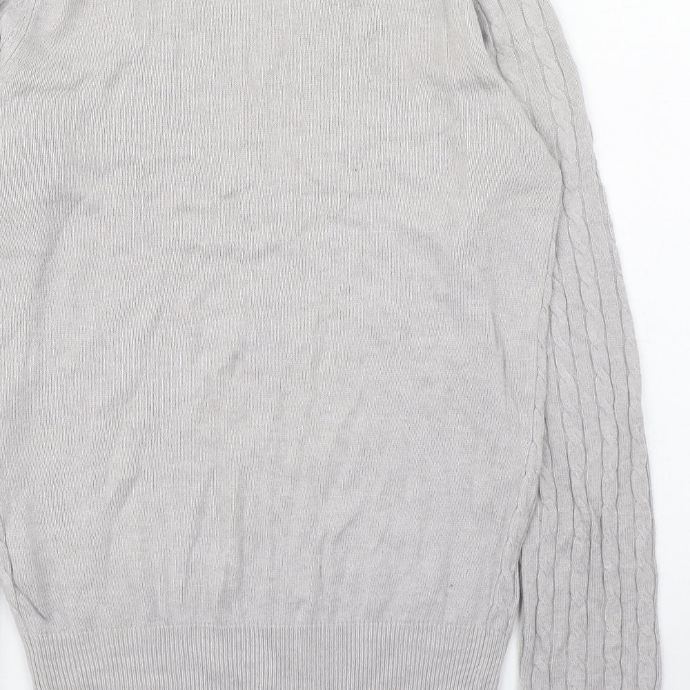 Womens UK Size S H&M Grey Pullover Jumper