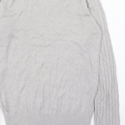 Womens UK Size S H&M Grey Pullover Jumper