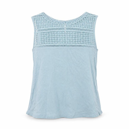 H&M Womens Blue  Polyester Camisole Tank Size S Round Neck