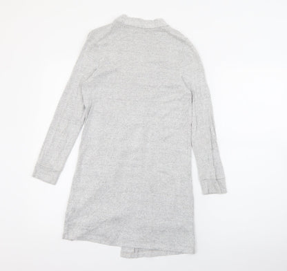 F&F Girls Grey V-Neck  Viscose Cardigan Jumper Size 9-10 Years
