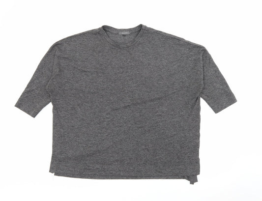 Primark Womens Grey Crew Neck  Polyester Pullover Jumper Size 14