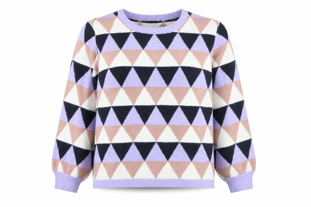 Womens UK Size 2XL JDY Purple Pullover Jumper