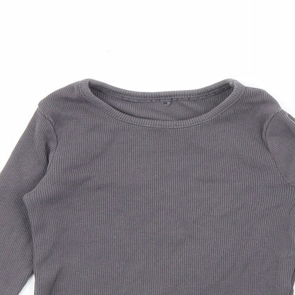 George Baby Grey  Cotton Pullover T-Shirt Size 18-24 Months Crew Neck