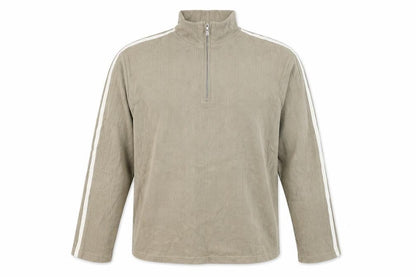 Front view of Fashion Union men’s brown cotton pullover sweatshirt, size L