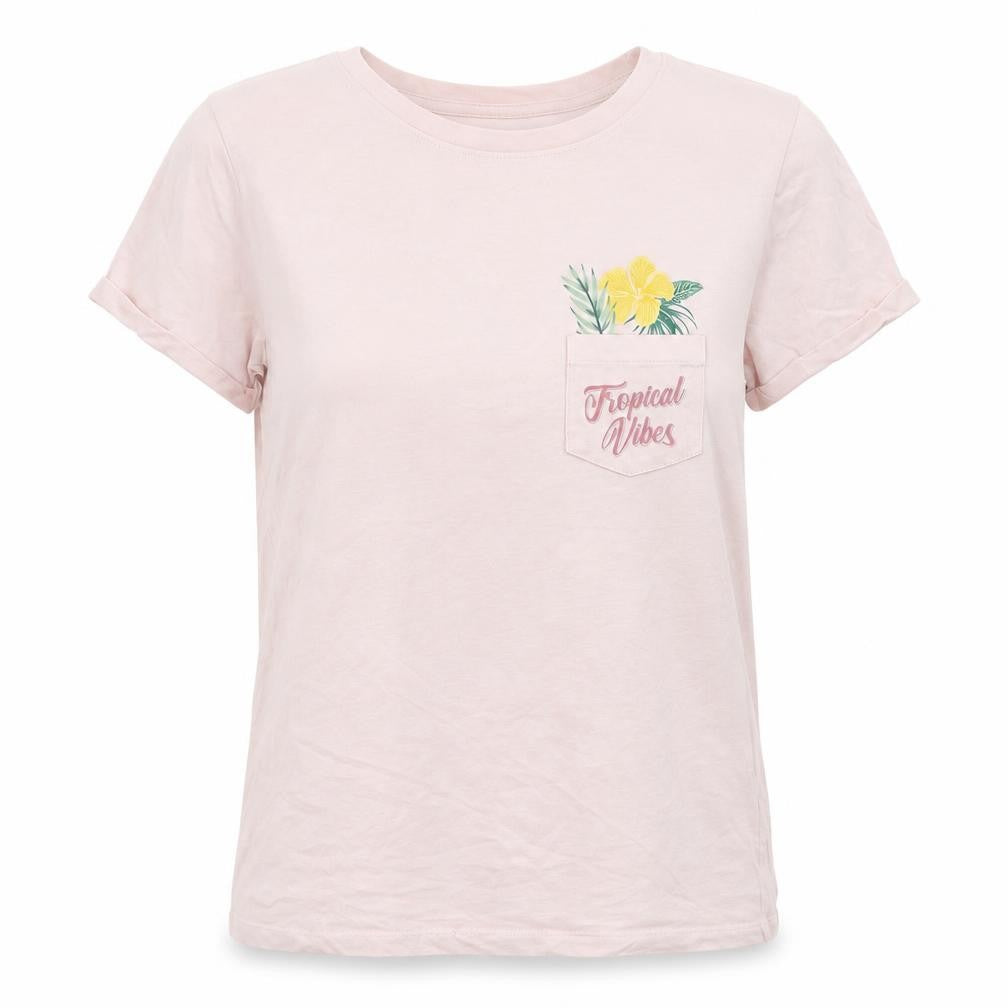 Womens UK Size 12 Paramour Pink Basic T-Shirt