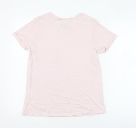 Womens UK Size 12 Paramour Pink Basic T-Shirt